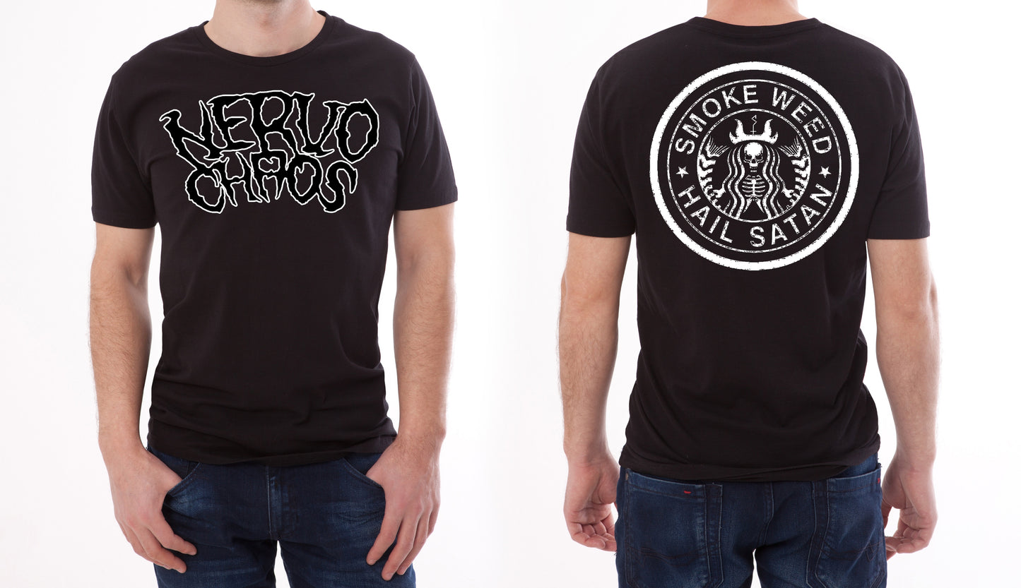 Camiseta / T-Shirt "Smoke Weed & Hail Satan"
